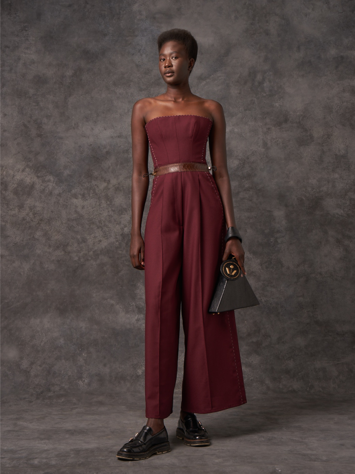 Trapeze Corset Jumpsuit