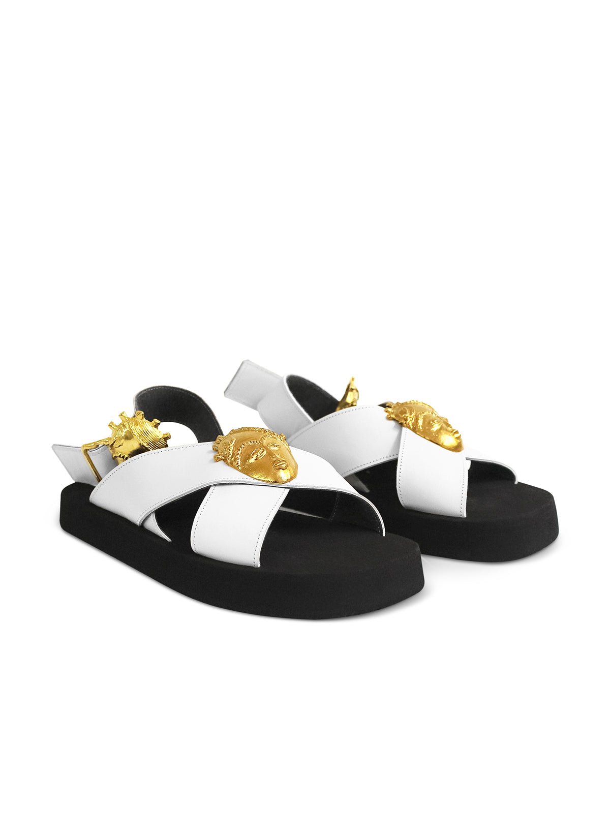 White Fah Plus Sandals