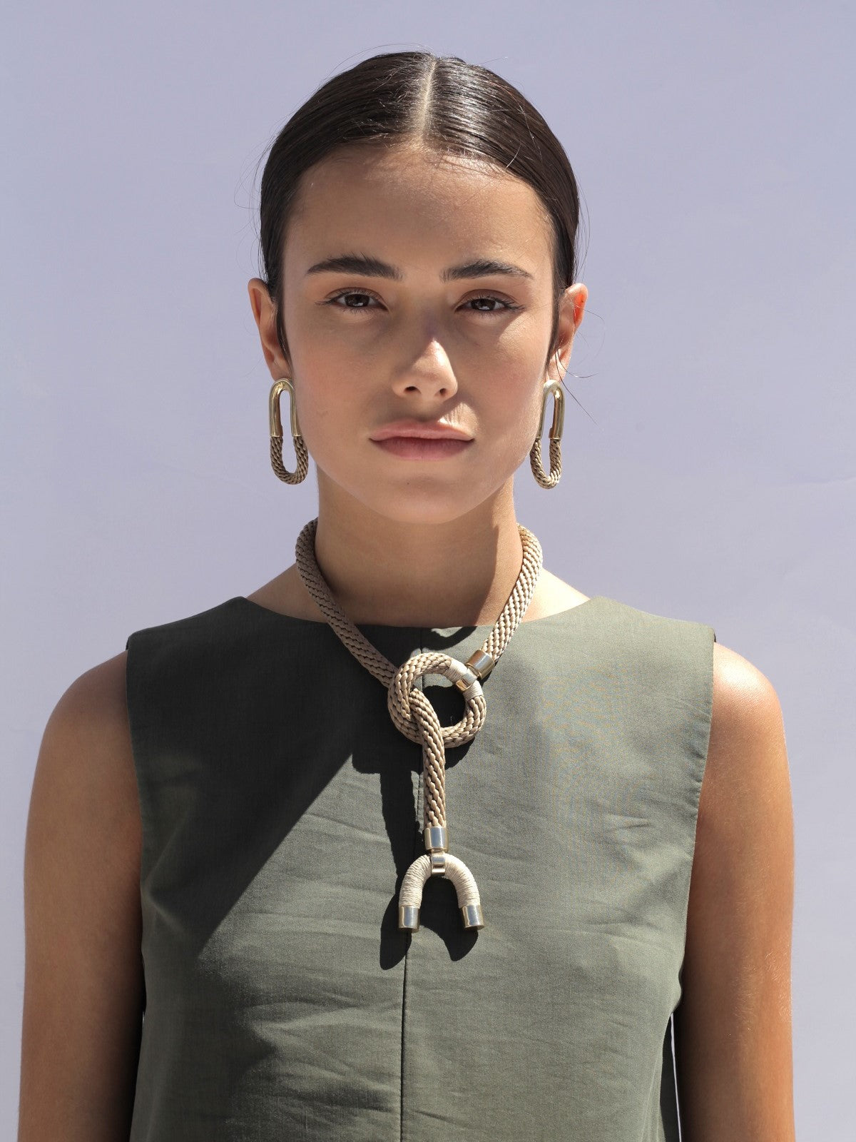 Beige Cantadora Earrings