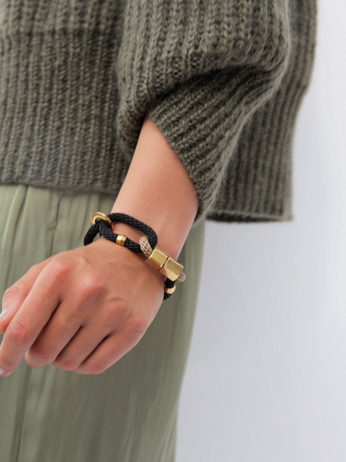 Black & Beige Circe Bracelet