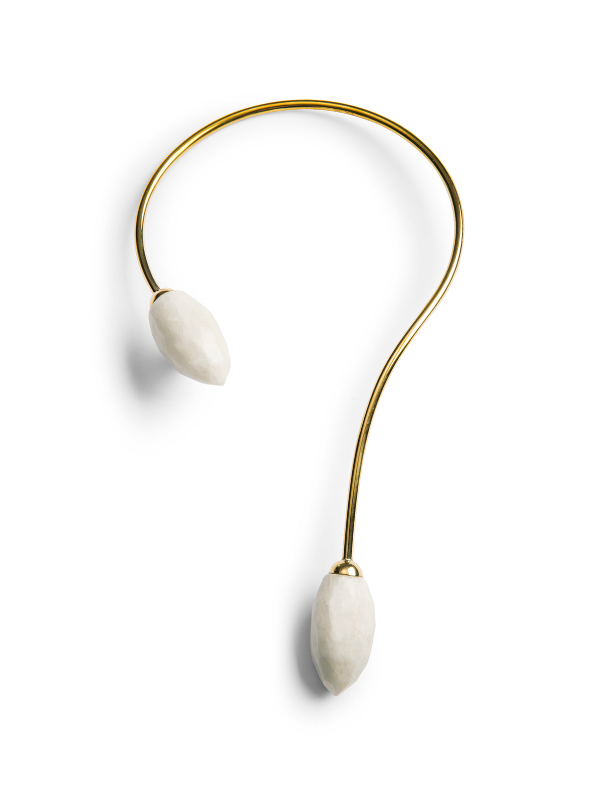 Quartz Torque Necklace